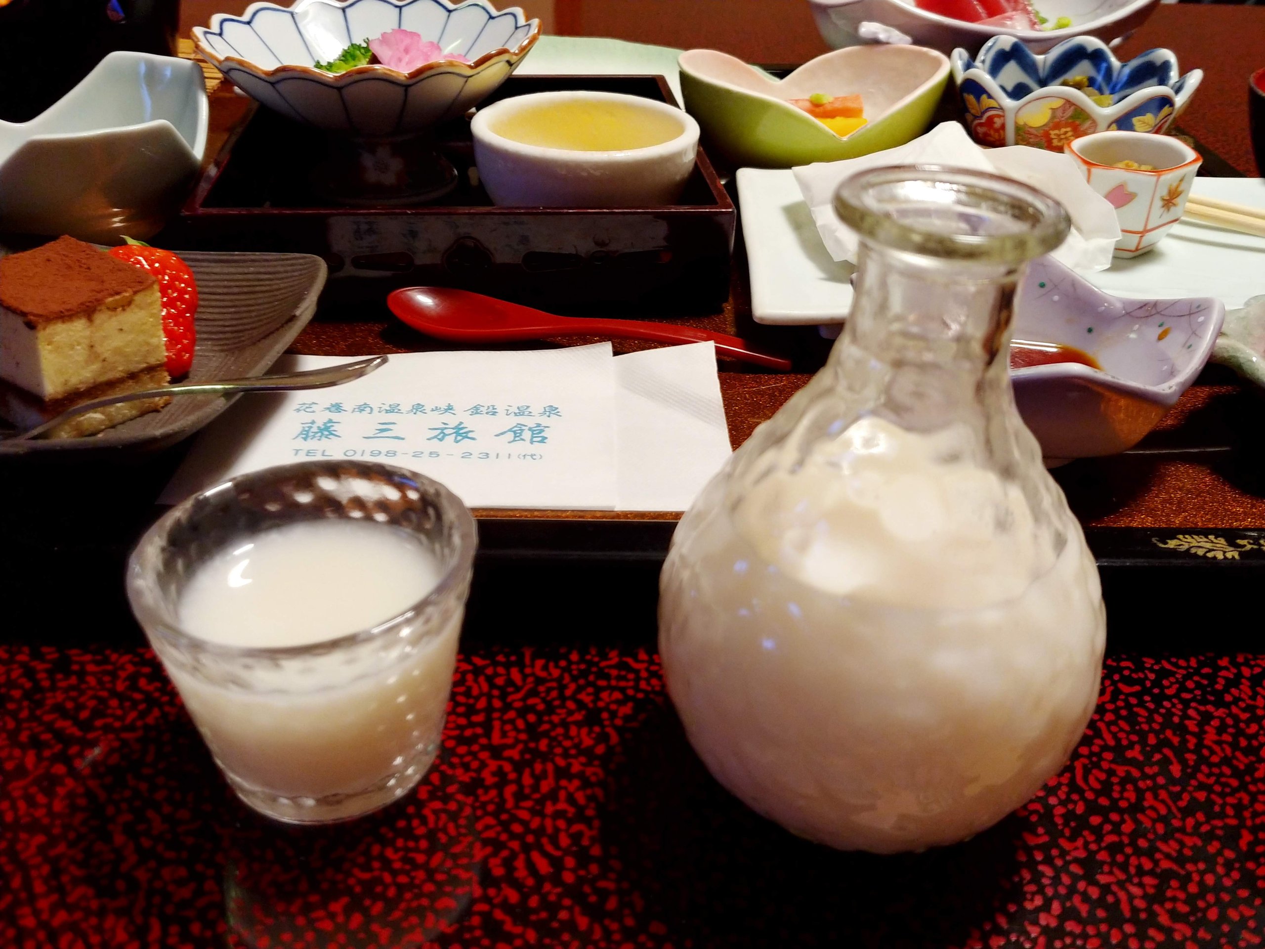 どぶろくと夕食