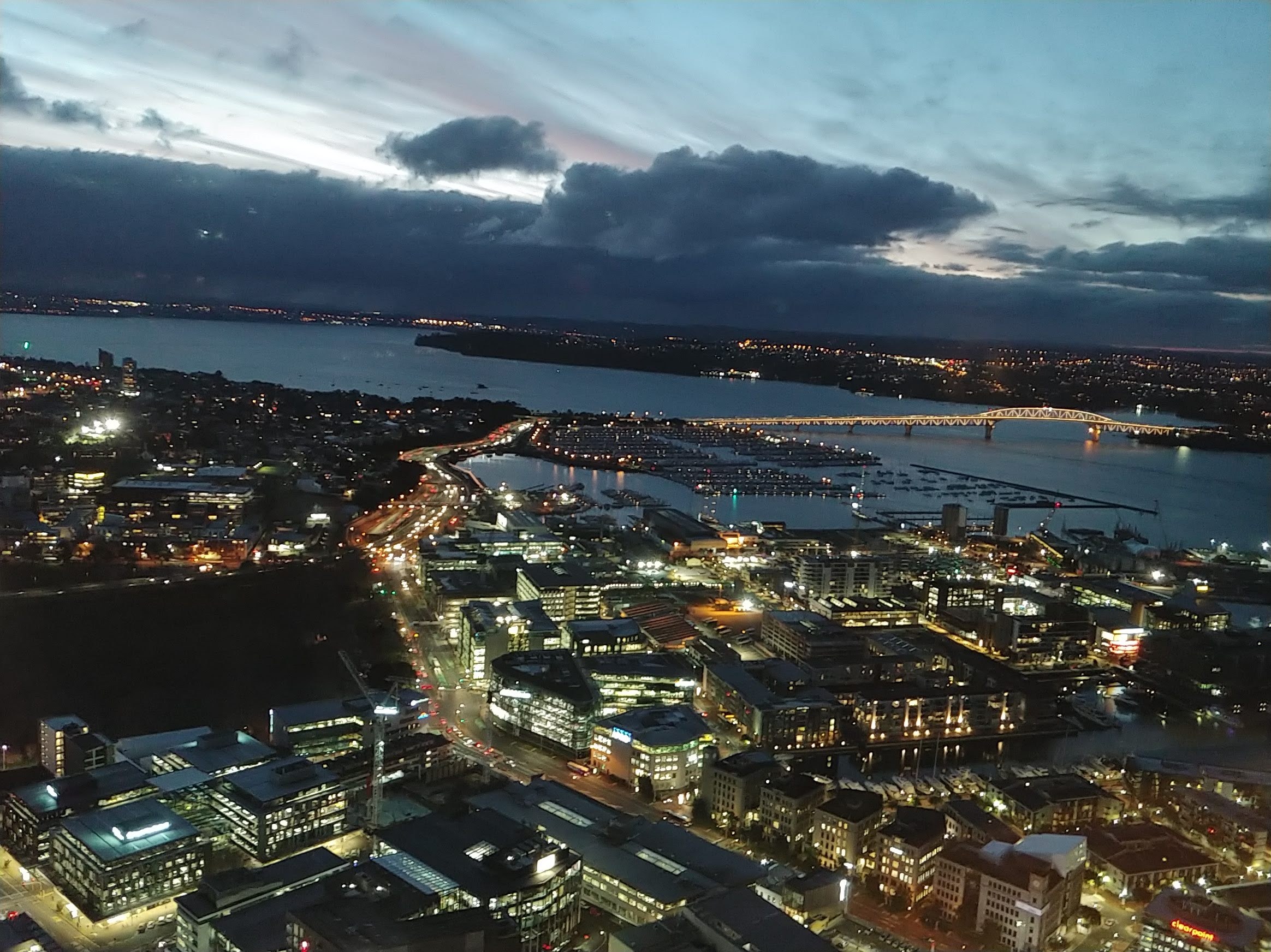 オークランドの夜景