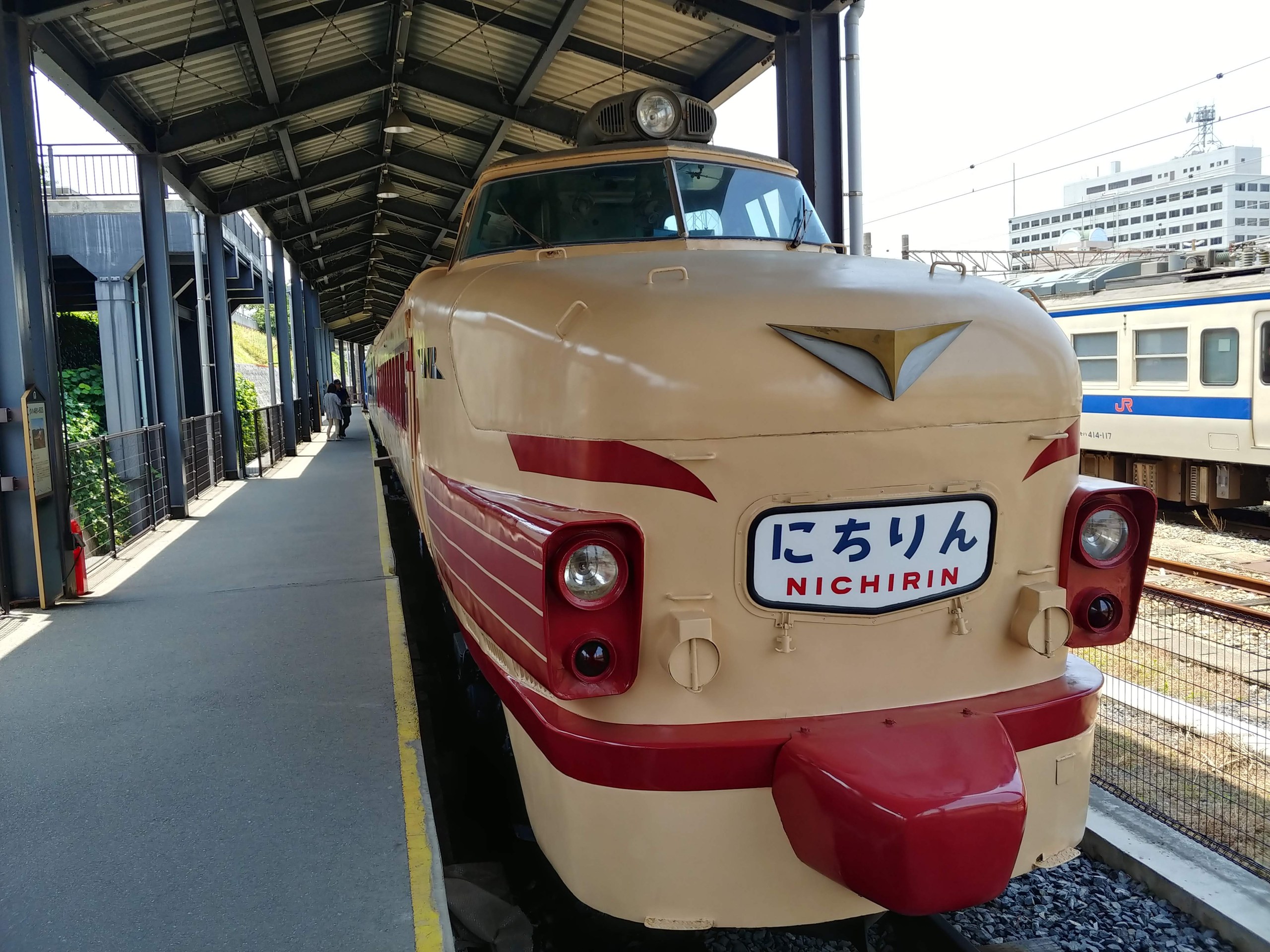 九州鉄道記念館の特急「にちりん」