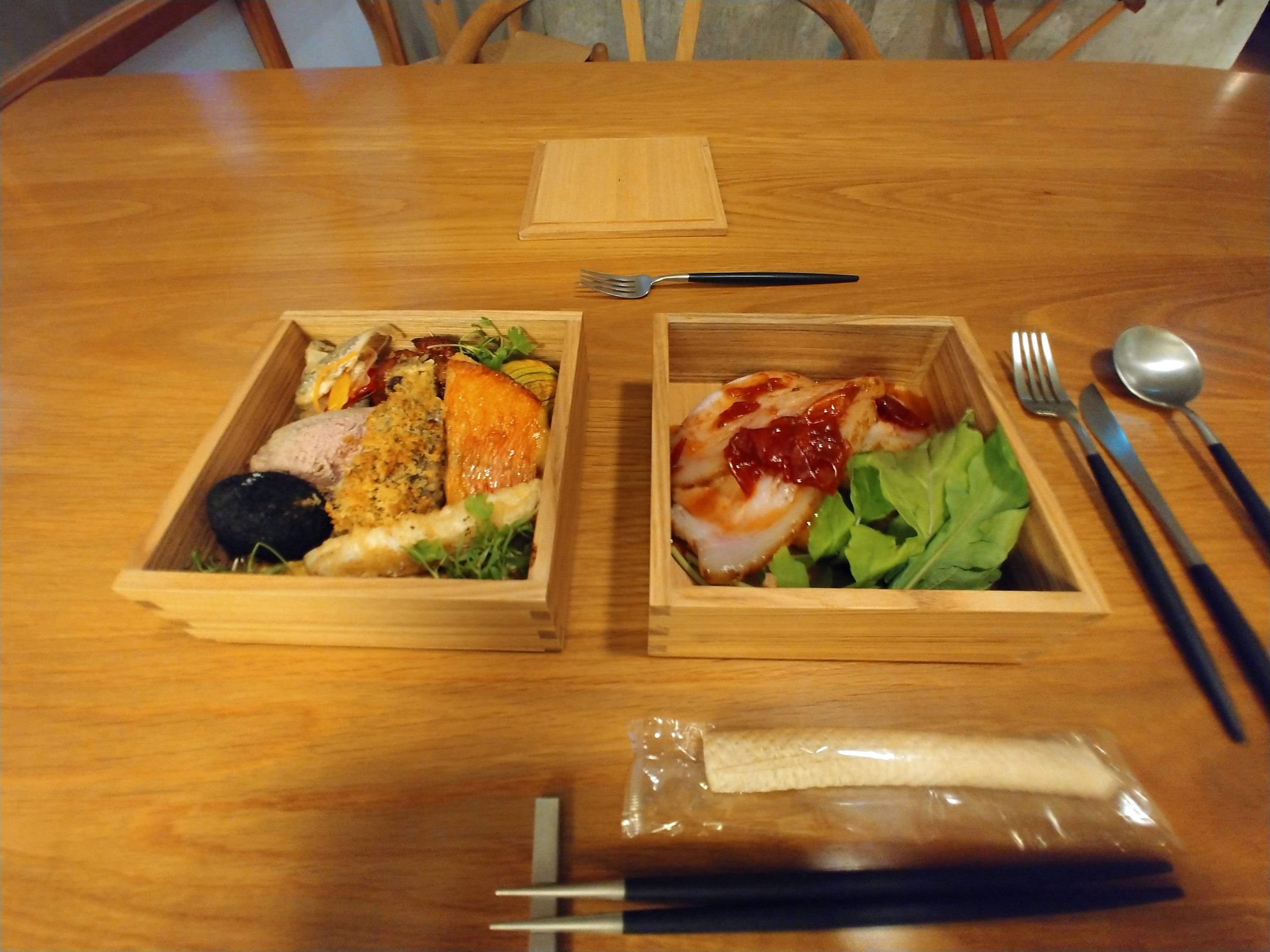 重箱の夕食