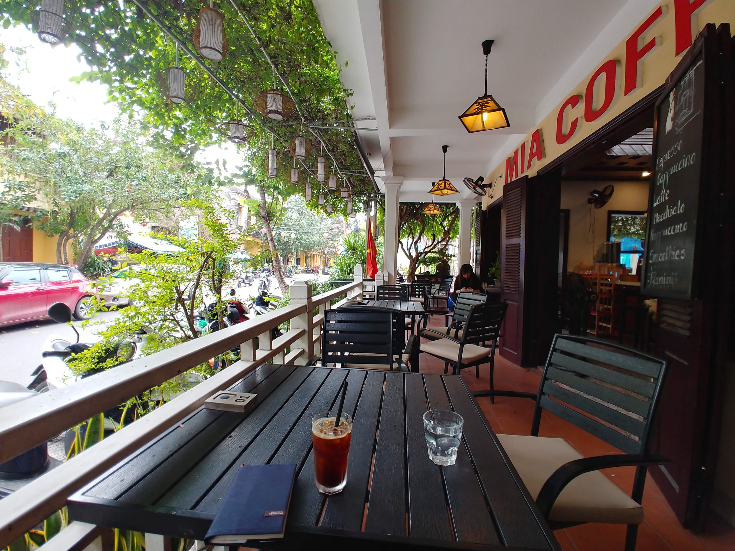 Mia Coffeeのテラス席