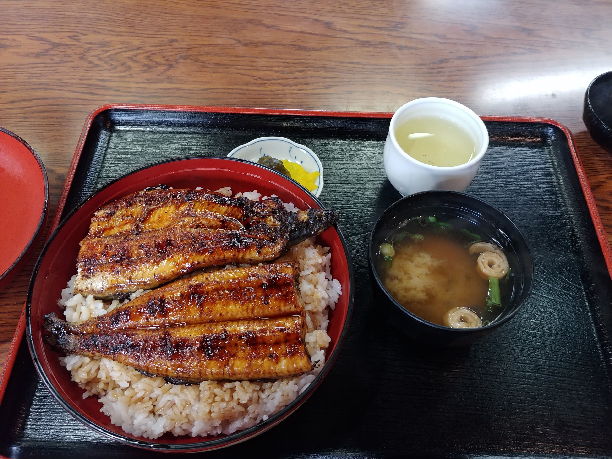 四万十町で食べたうな丼