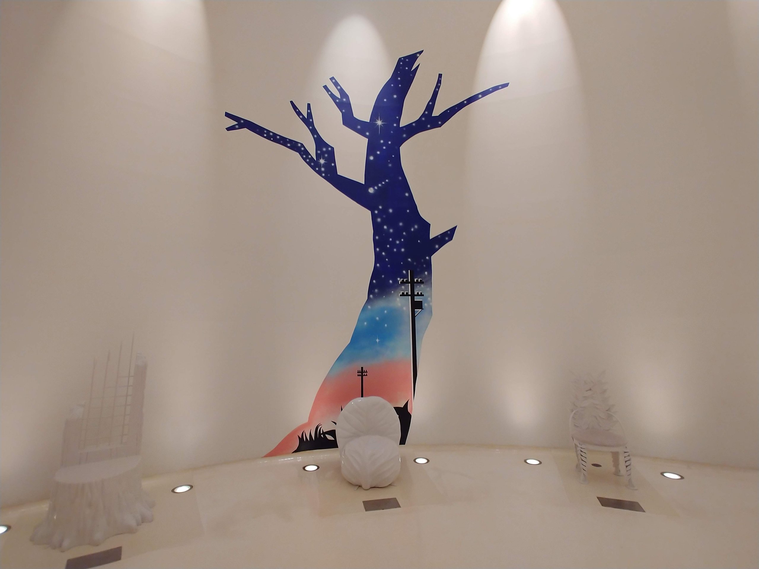 星空の木の展示