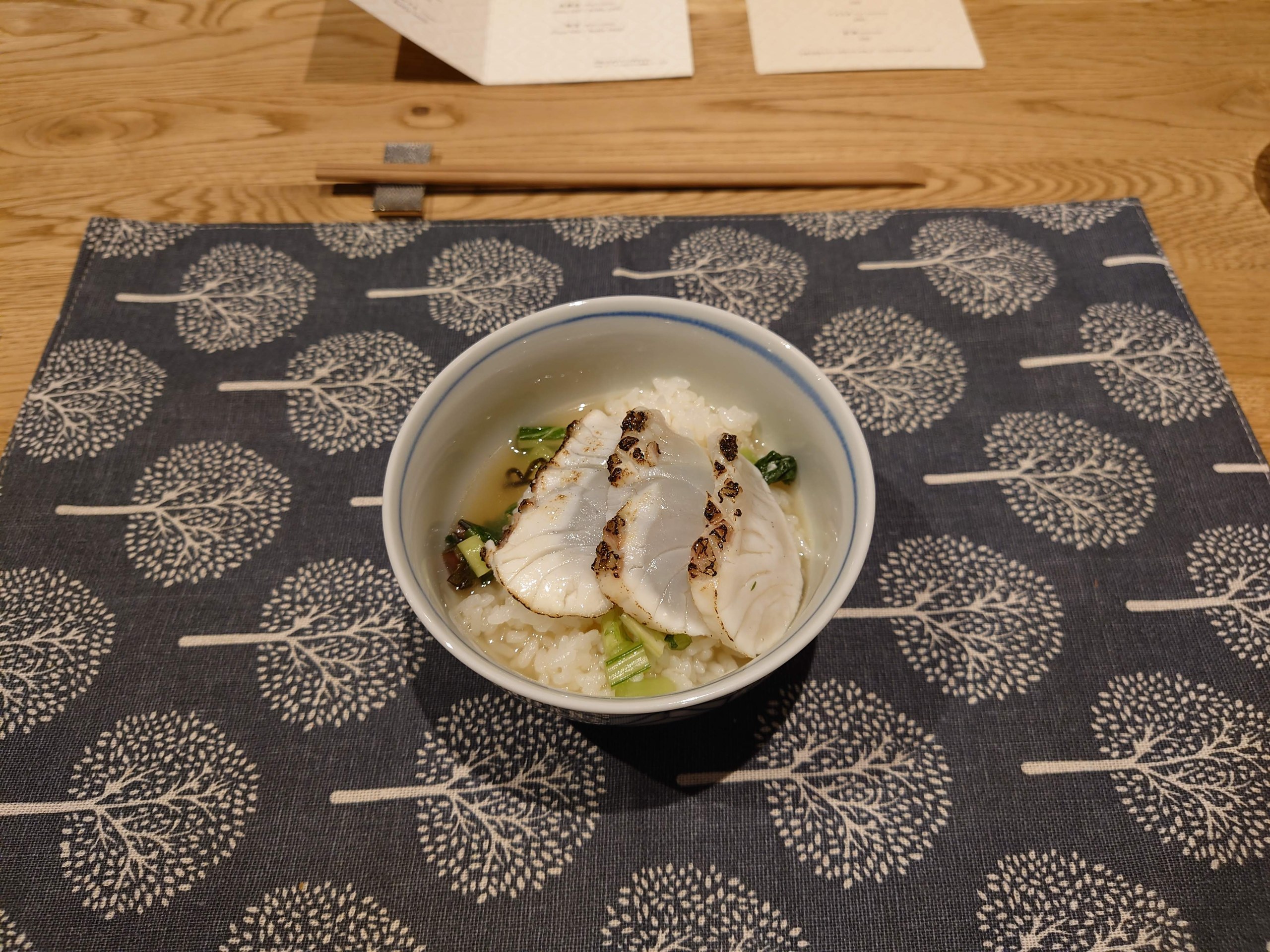播磨灘の鯛茶漬け