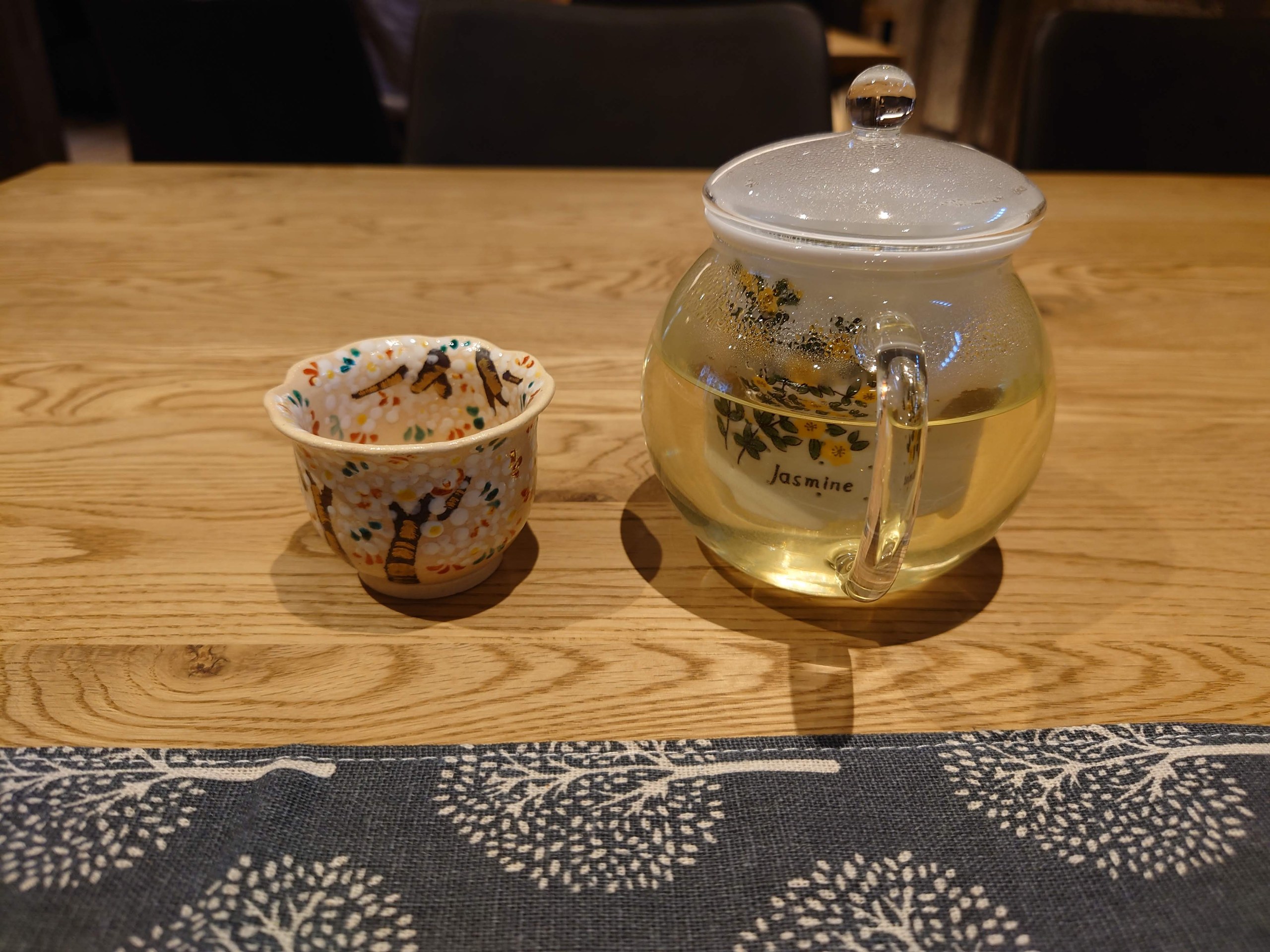 朝のお茶