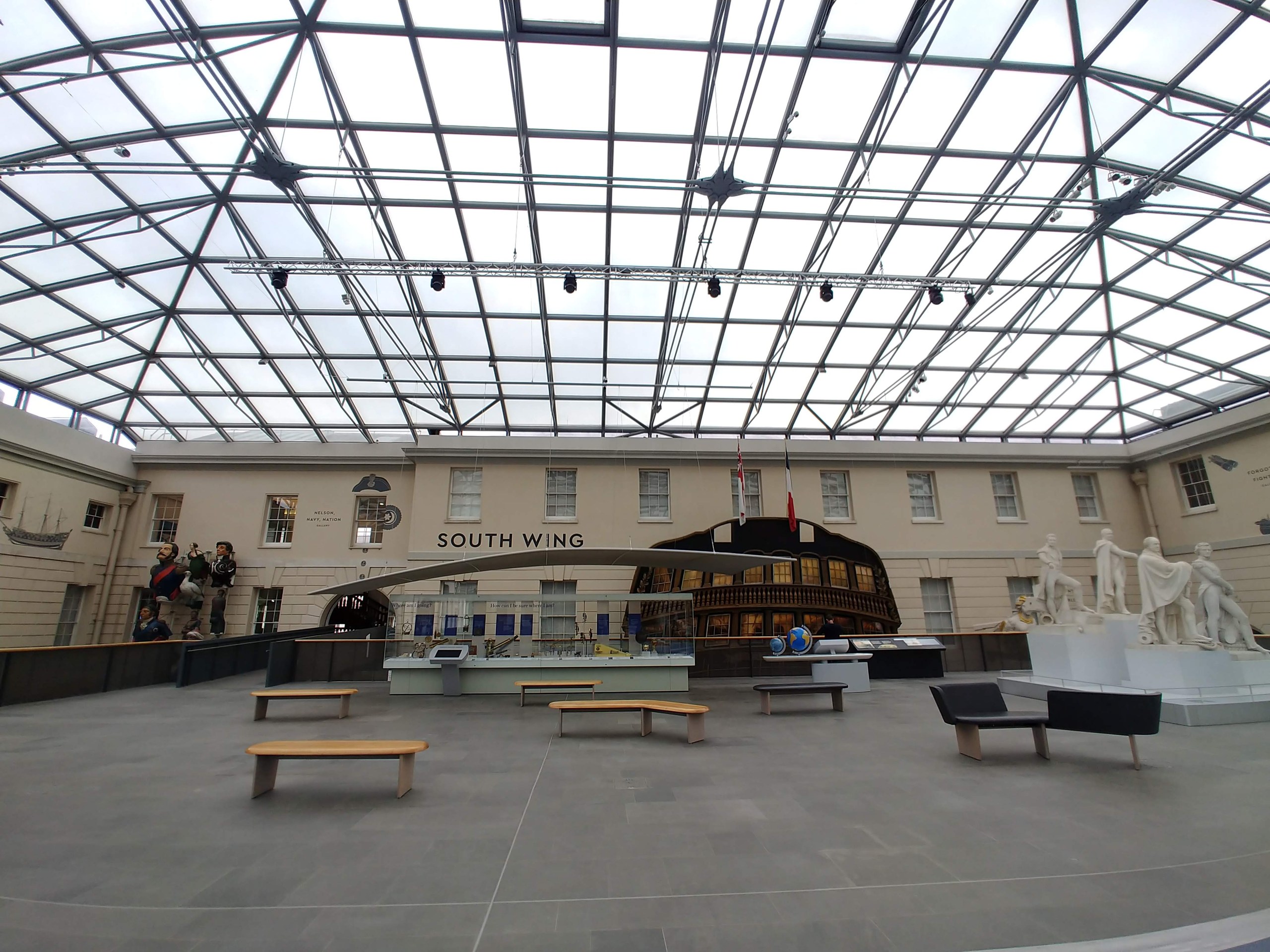 グリニッジの国立海洋博物館の館内