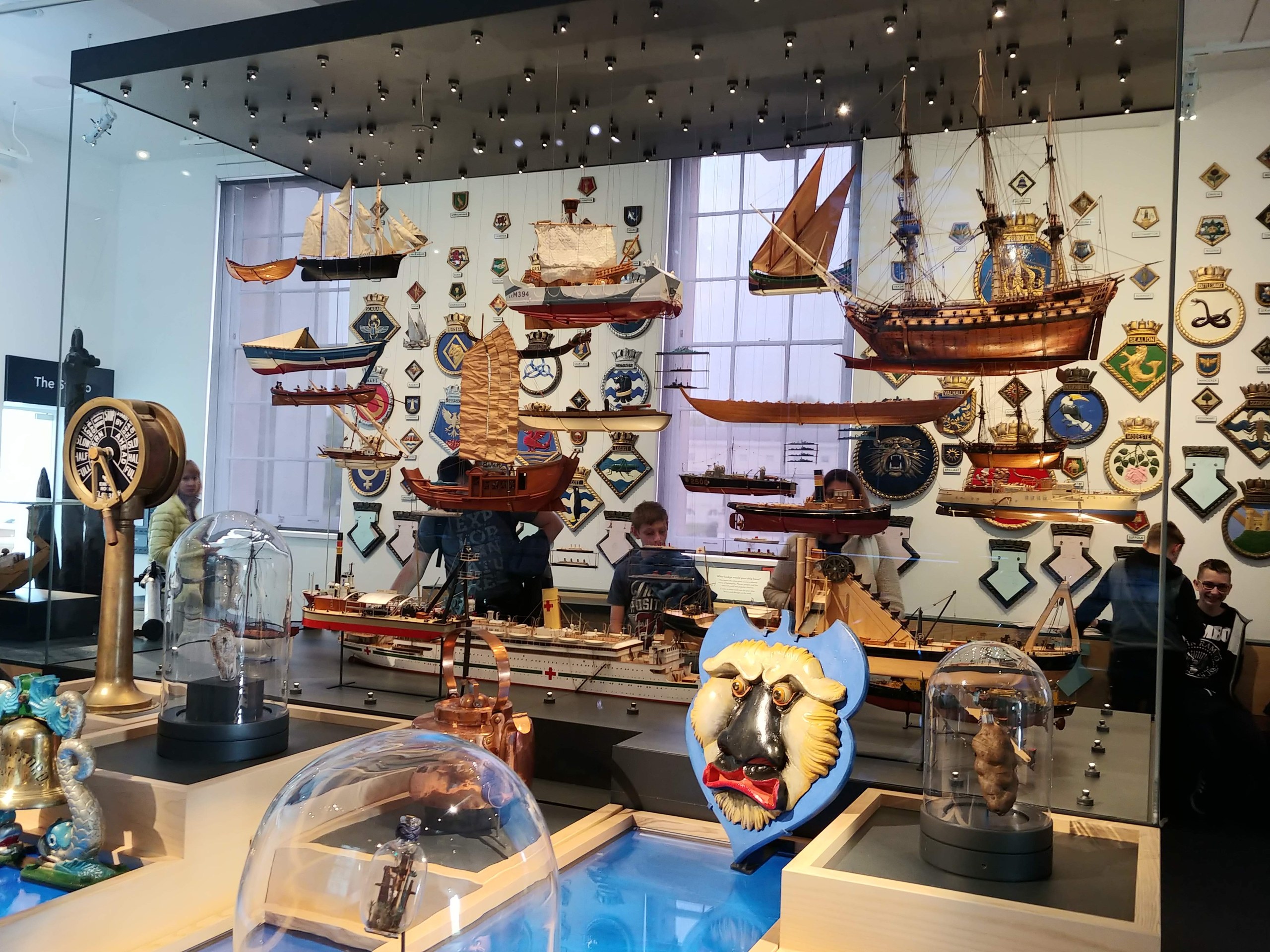 国立海洋博物館の船の模型