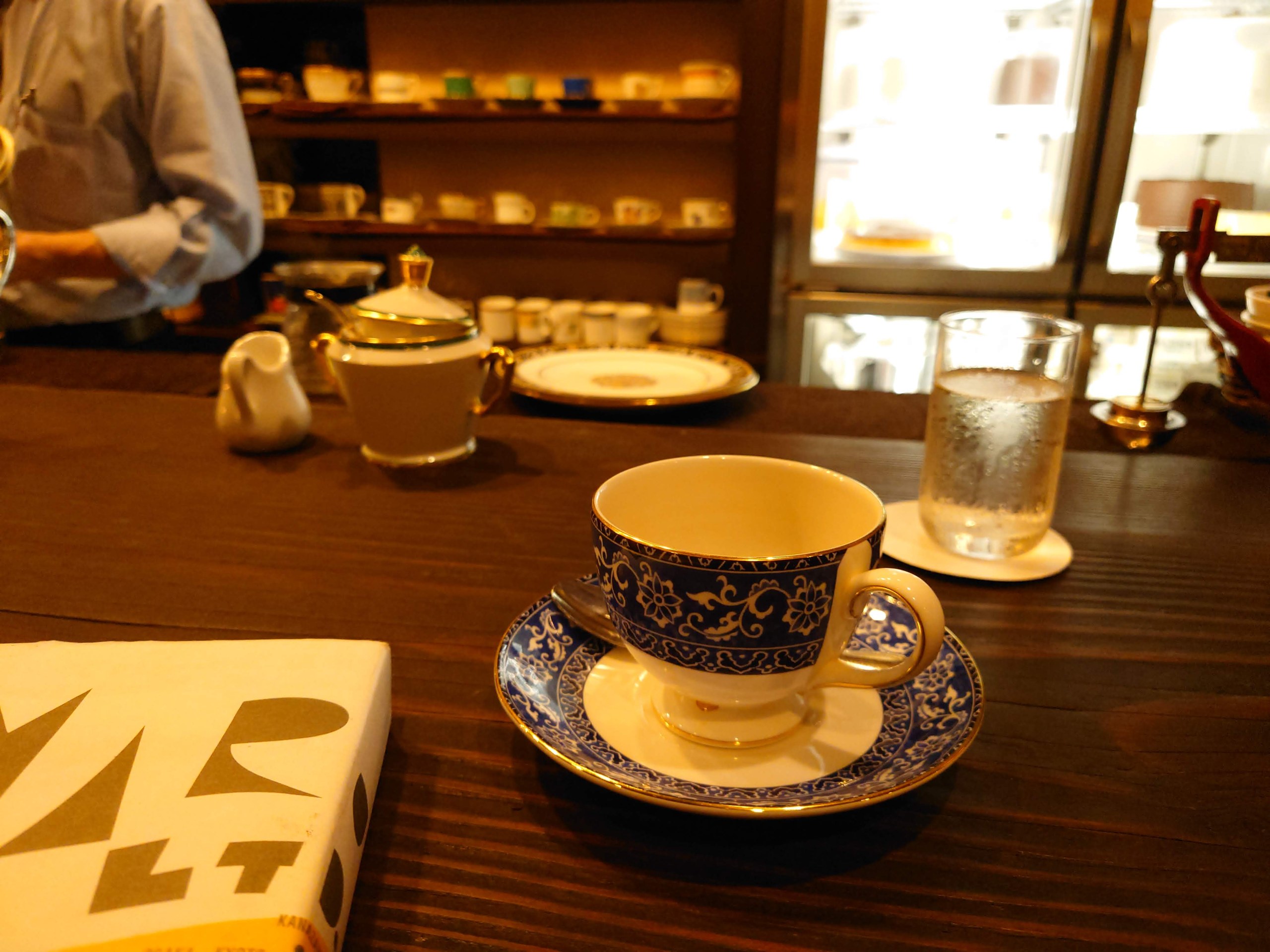 茶亭 羽當の珈琲とカップ