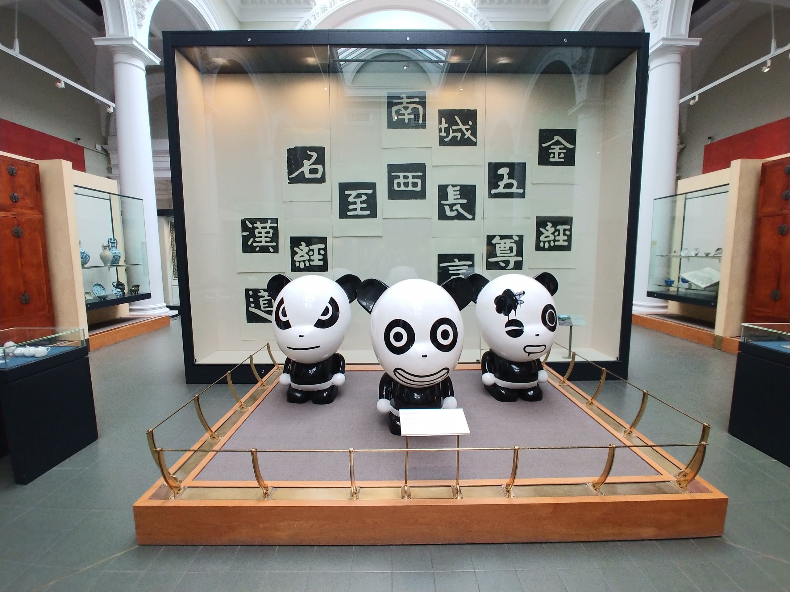 V&A博物館のパンダの展示