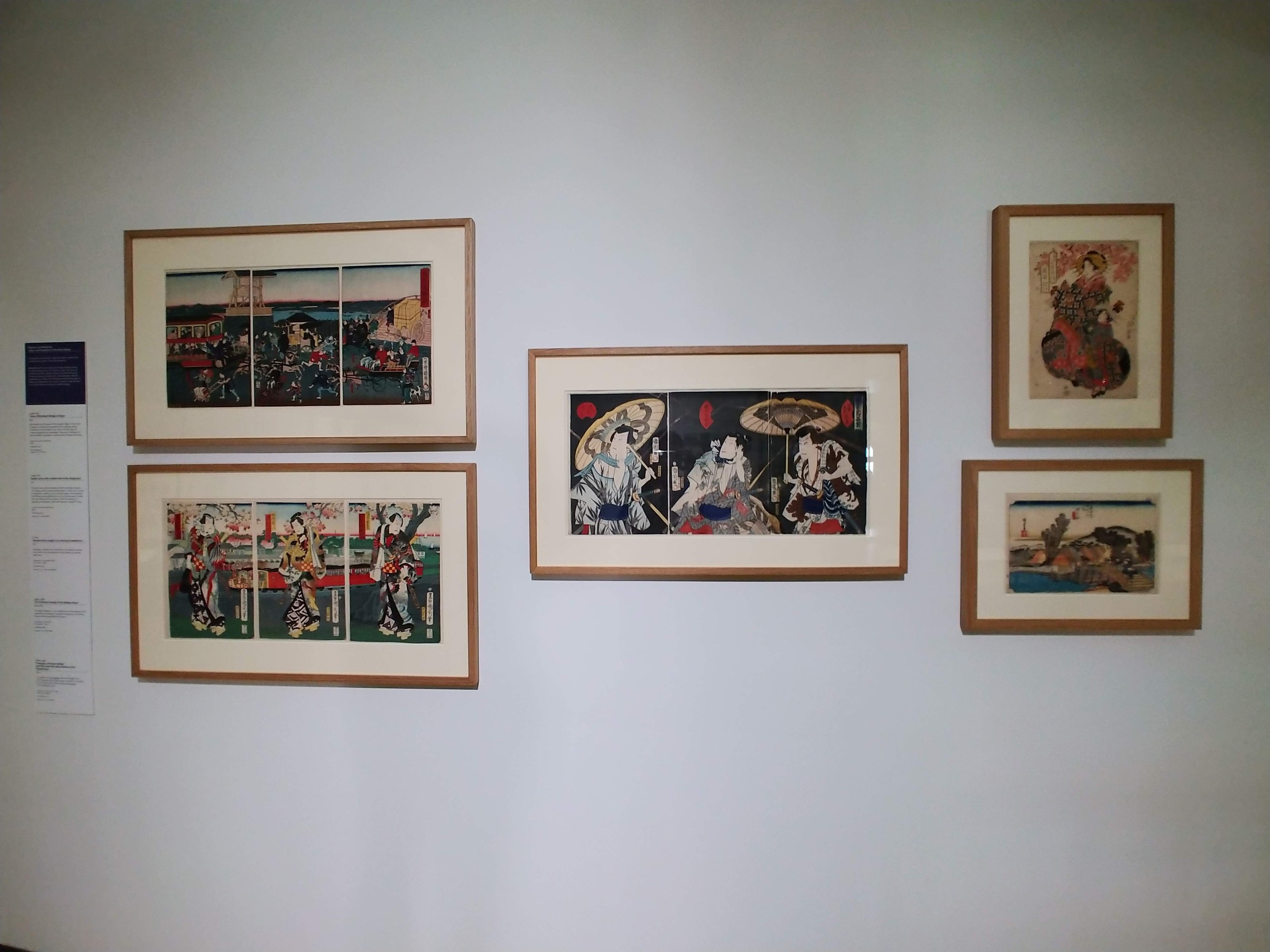 V&A博物館の日本の版画の展示